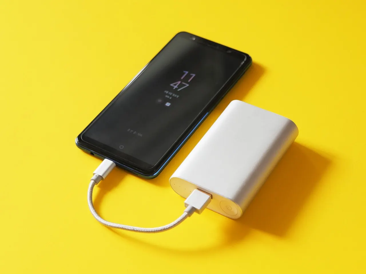 iPhone battery charging cable